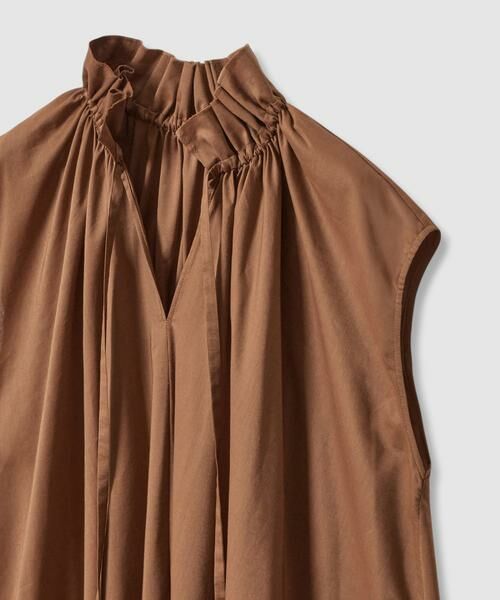 HOUSE OF LOTUS / ハウス オブ ロータス ワンピース | ドレープローンギャザーノースリーブワンピース | 詳細15