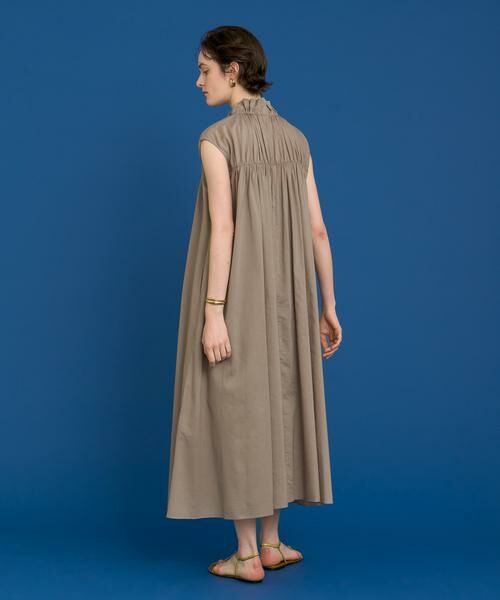 HOUSE OF LOTUS / ハウス オブ ロータス ワンピース | ドレープローンギャザーノースリーブワンピース | 詳細8