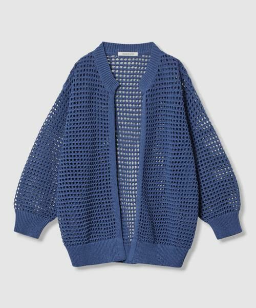 HOUSE OF LOTUS / ハウス オブ ロータス カーディガン・ボレロ | メッシュボタンレスクルーカーディガン | 詳細9