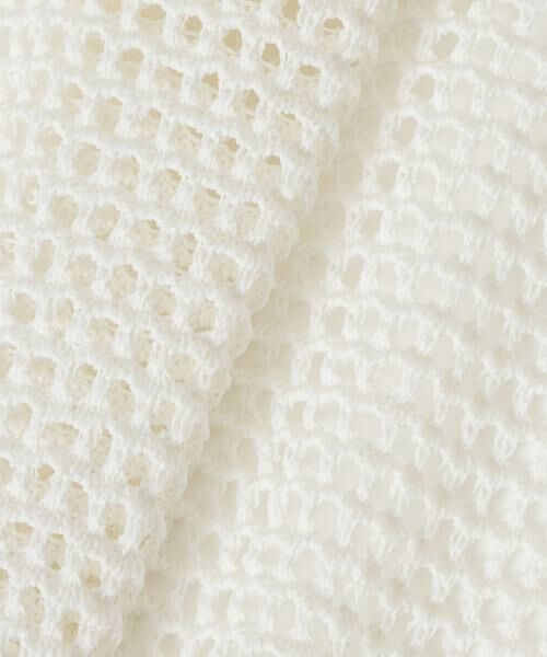 HOUSE OF LOTUS / ハウス オブ ロータス カーディガン・ボレロ | メッシュボタンレスクルーカーディガン | 詳細15