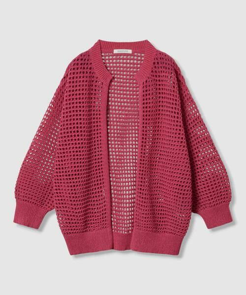 HOUSE OF LOTUS / ハウス オブ ロータス カーディガン・ボレロ | メッシュボタンレスクルーカーディガン | 詳細16