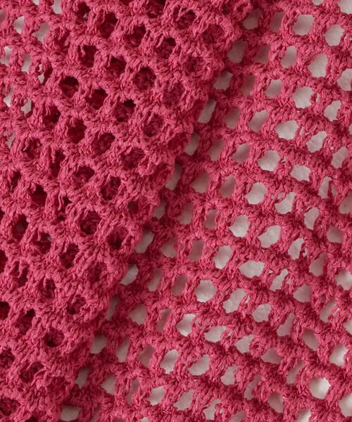 HOUSE OF LOTUS / ハウス オブ ロータス カーディガン・ボレロ | メッシュボタンレスクルーカーディガン | 詳細17