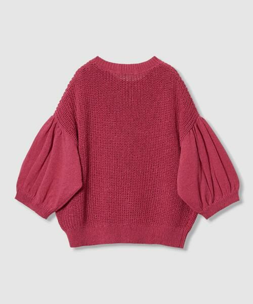 HOUSE OF LOTUS / ハウス オブ ロータス ニット・セーター | 畦編みパフスリーブプルオーバー | 詳細11