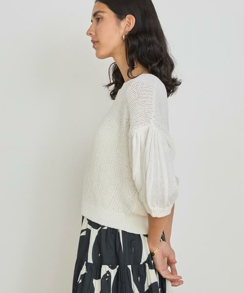 HOUSE OF LOTUS / ハウス オブ ロータス ニット・セーター | 畦編みパフスリーブプルオーバー | 詳細3