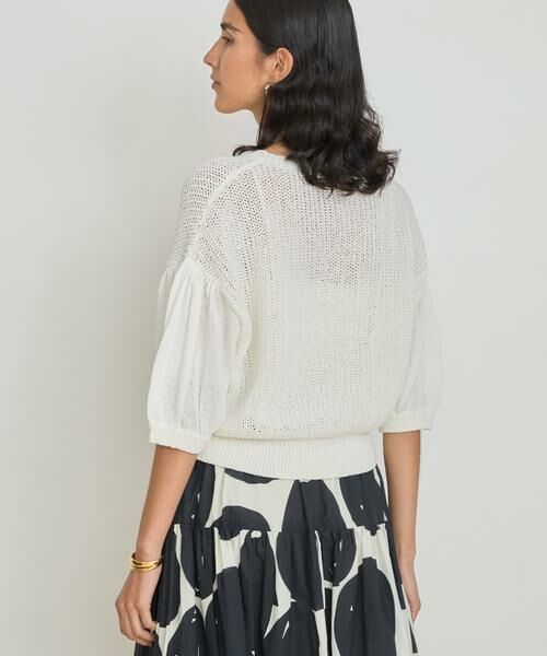 HOUSE OF LOTUS / ハウス オブ ロータス ニット・セーター | 畦編みパフスリーブプルオーバー | 詳細4