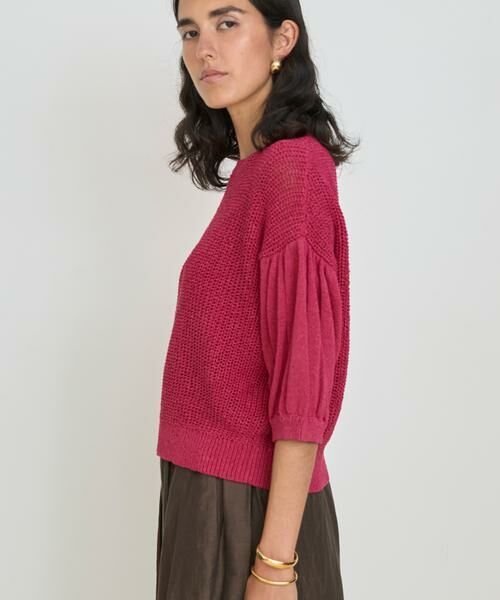 HOUSE OF LOTUS / ハウス オブ ロータス ニット・セーター | 畦編みパフスリーブプルオーバー | 詳細5