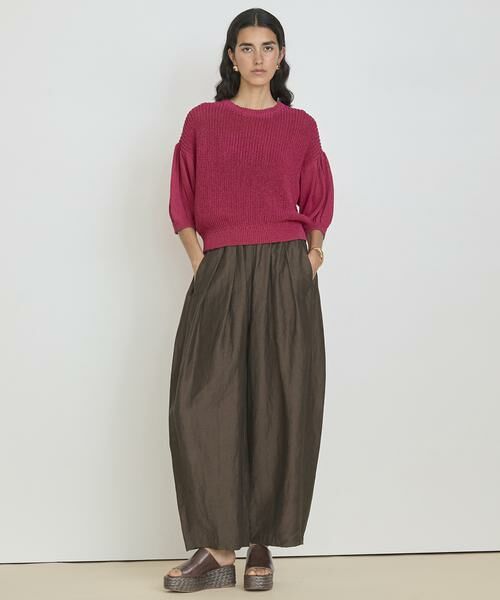 HOUSE OF LOTUS / ハウス オブ ロータス ニット・セーター | 畦編みパフスリーブプルオーバー | 詳細7