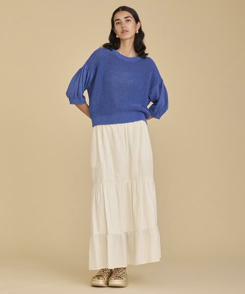 HOUSE OF LOTUS / ハウス オブ ロータス ニット・セーター | 畦編みパフスリーブプルオーバー | 詳細10