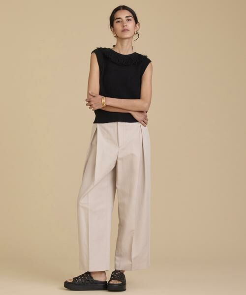 HOUSE OF LOTUS / ハウス オブ ロータス ニット・セーター | ミックスヤーンデタッチャブルカラープルオーバー | 詳細3