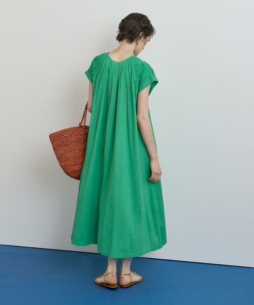 HOUSE OF LOTUS / ハウス オブ ロータス ワンピース | エンブロイダリーサッカーフレンチスリーブワンピース | 詳細2