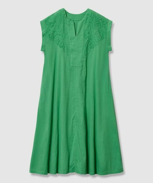 HOUSE OF LOTUS / ハウス オブ ロータス ワンピース | エンブロイダリーサッカーフレンチスリーブワンピース | 詳細4