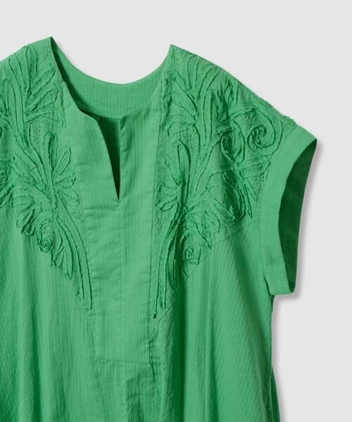 HOUSE OF LOTUS / ハウス オブ ロータス ワンピース | エンブロイダリーサッカーフレンチスリーブワンピース | 詳細6