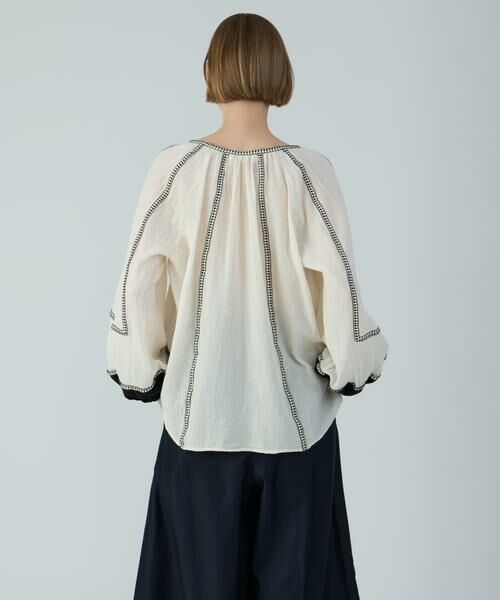 HOUSE OF LOTUS / ハウス オブ ロータス シャツ・ブラウス | バイカラーブラウス | 詳細2