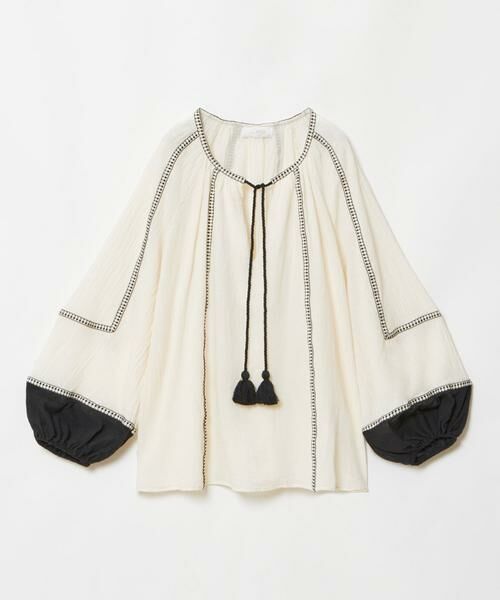 HOUSE OF LOTUS / ハウス オブ ロータス シャツ・ブラウス | バイカラーブラウス | 詳細8