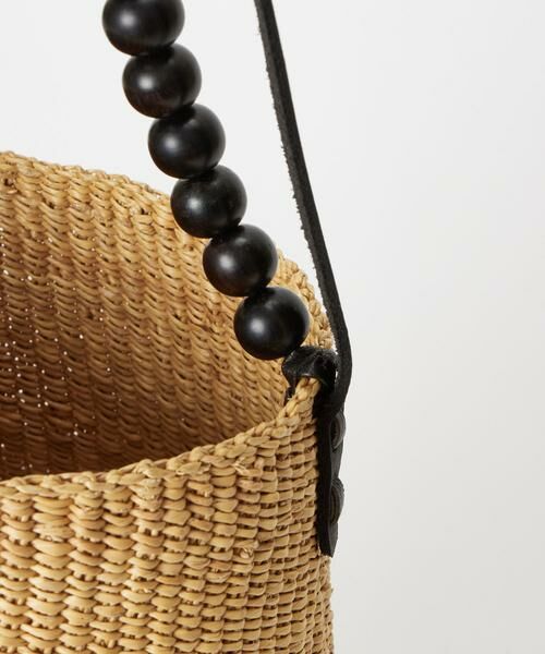 HOUSE OF LOTUS / ハウス オブ ロータス かごバック | ウッドビーズハンドルバッグ | 詳細15