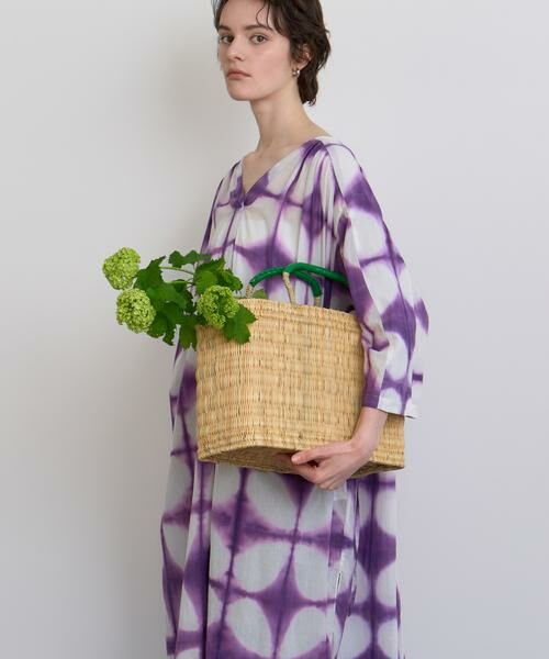 HOUSE OF LOTUS / ハウス オブ ロータス かごバック | ストローバスケット 深型M | 詳細1