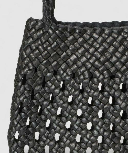 ⚫︎専用STAUD かごバッグ　モロー メッシュ レザー ハンドバッグ ブラック ⚫︎専用STAUD かごバッグ モロー メッシュ レザー ハンドバッグ