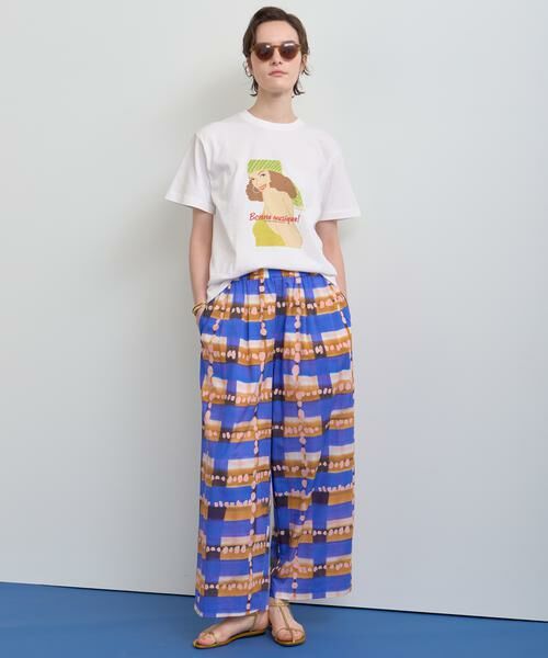 HOUSE OF LOTUS / ハウス オブ ロータス パンツ | チェックプリントワイドパンツ | 詳細2