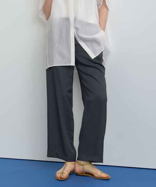 HOUSE OF LOTUS/ハウス オブ ロータス サテンツイルイージーパンツ ネイビー 2 HOUSE OF LOTUS/ハウス オブ ロータス サテンツイルイージーパンツ ネイビー 2