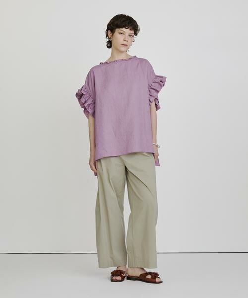 HOUSE OF LOTUS / ハウス オブ ロータス パンツ | サイドボリュームタックパンツ | 詳細5