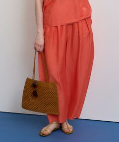 HOUSE OF LOTUS / ハウス オブ ロータス パンツ | スラブリネンバレルパンツ