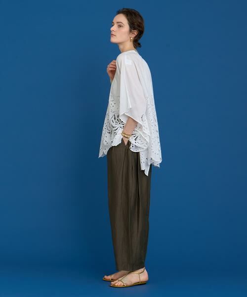 HOUSE OF LOTUS / ハウス オブ ロータス パンツ | スラブリネンバレルパンツ | 詳細16