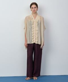 HOUSE OF LOTUS / ハウス オブ ロータス その他パンツ | ストライプジャカードイージーパンツ