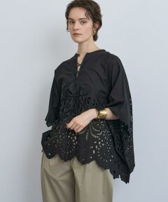HOUSE OF LOTUS / ハウス オブ ロータス シャツ・ブラウス | シフリー刺繍ポンチョブラウス