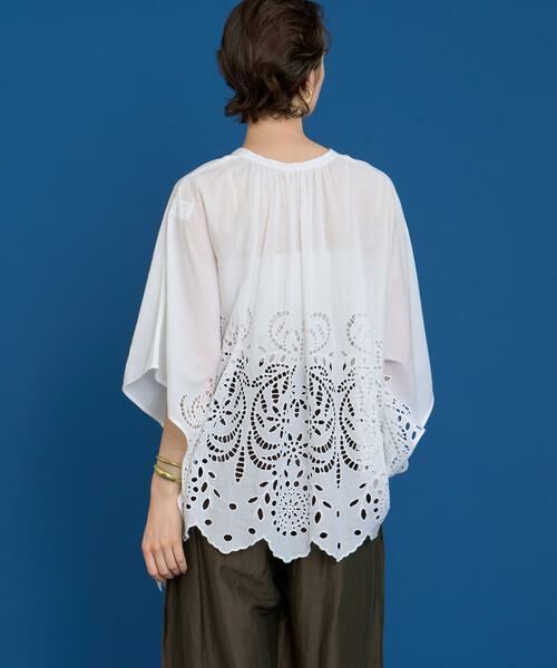 HOUSE OF LOTUS / ハウス オブ ロータス シャツ・ブラウス | シフリー刺繍ポンチョブラウス | 詳細3