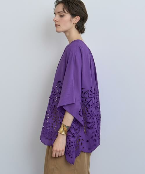 HOUSE OF LOTUS / ハウス オブ ロータス シャツ・ブラウス | シフリー刺繍ポンチョブラウス | 詳細5