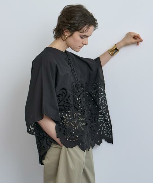 HOUSE OF LOTUS / ハウス オブ ロータス シャツ・ブラウス | シフリー刺繍ポンチョブラウス | 詳細7