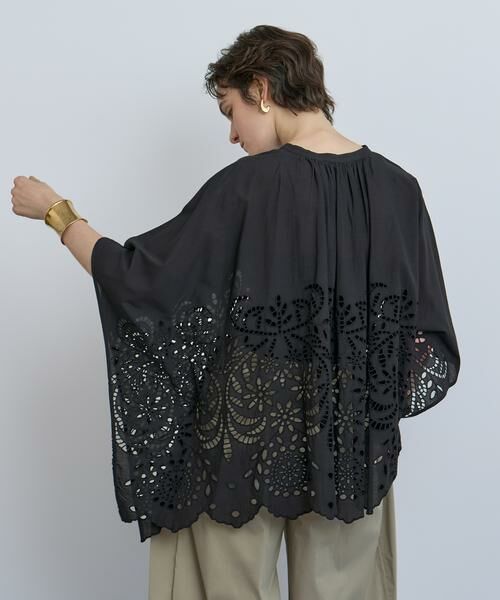 HOUSE OF LOTUS / ハウス オブ ロータス シャツ・ブラウス | シフリー刺繍ポンチョブラウス | 詳細8