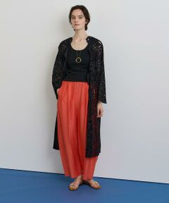 ハウスオブロータス house of lotusロングワンピース 袖シャツピンク HOUSE OF LOTUS｜ハウス オブ ロータスのロングワンピース