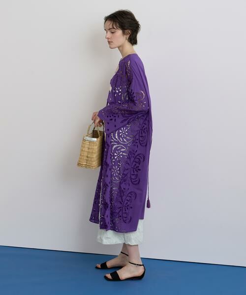 HOUSE OF LOTUS / ハウス オブ ロータス シャツ・ブラウス | シフリー刺繍ロングガウン | 詳細6