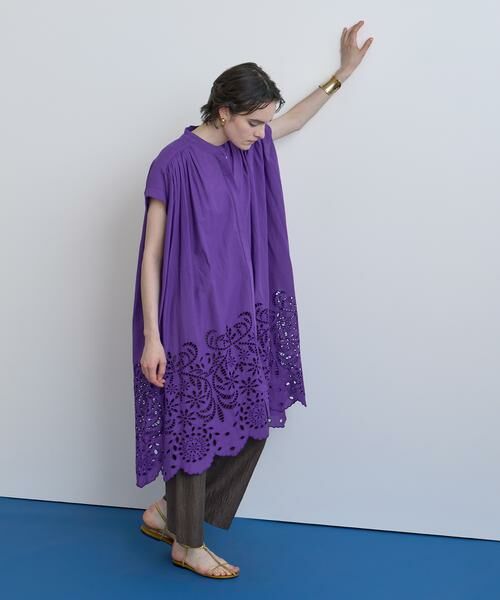 HOUSE OF LOTUS / ハウス オブ ロータス ワンピース | シフリー刺繍シャツワンピース | 詳細8