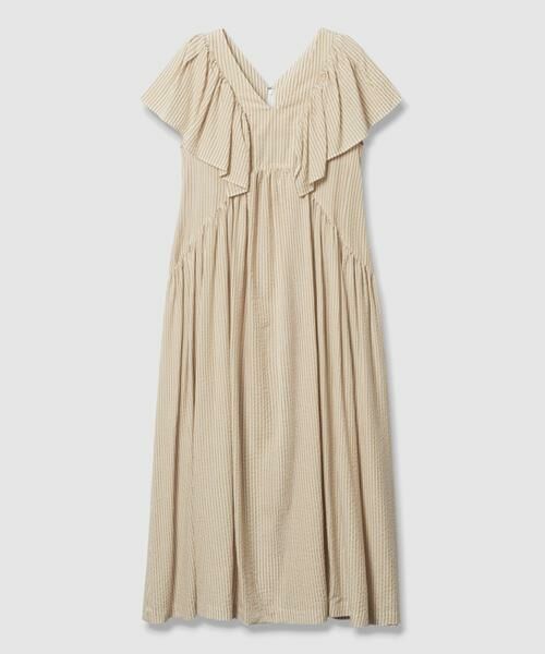 HOUSE OF LOTUS / ハウス オブ ロータス ワンピース | ストライプフリルスリーブワンピース | 詳細13