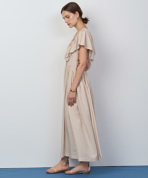 HOUSE OF LOTUS / ハウス オブ ロータス ワンピース | ストライプフリルスリーブワンピース | 詳細2
