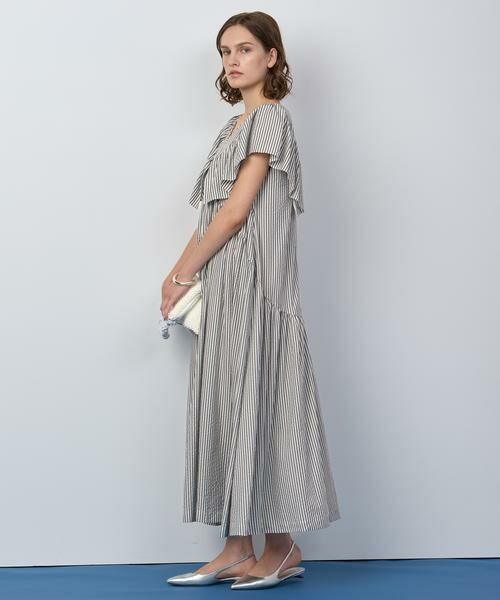 HOUSE OF LOTUS / ハウス オブ ロータス ワンピース | ストライプフリルスリーブワンピース | 詳細5