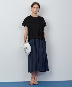 HOUSE OF LOTUS フラワーメッシュスタンドネックワンピース　ブラック HOUSE OF LOTUS｜ハウス オブ ロータスのワンピース・チュニック