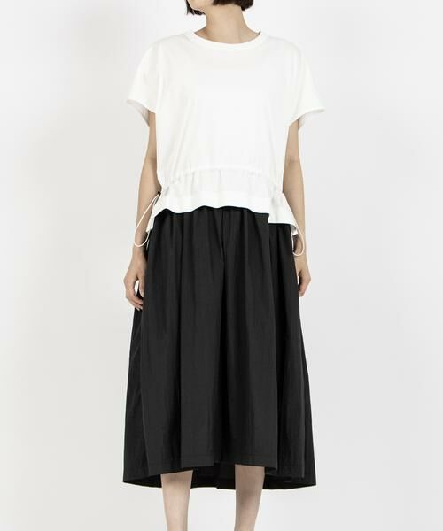 HOUSE OF LOTUS / ハウス オブ ロータス ワンピース | コットンスムースバイカラーワンピース | 詳細1