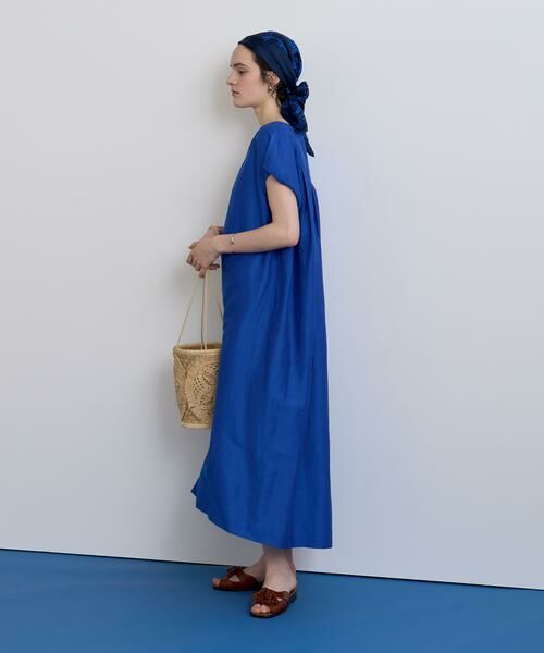 HOUSE OF LOTUS / ハウス オブ ロータス ワンピース | スラブリネンバックタックワンピース | 詳細4