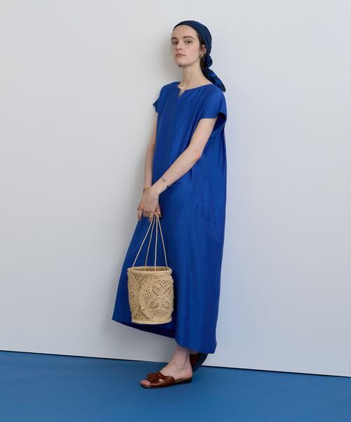 HOUSE OF LOTUS / ハウス オブ ロータス ワンピース | スラブリネンバックタックワンピース | 詳細6