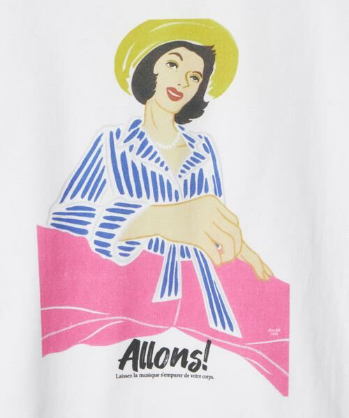 tシャツ 「AZUSA IIDA」 コラボレーションTシャツ (ALLONS) レディース AZUSA IIDA コラボレーションTシャツ (ALLONS) ｜ハウス オブ