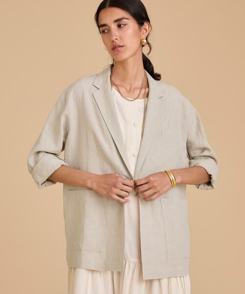 HOUSE OF LOTUS / ハウス オブ ロータス テーラードジャケット | リネンテーラードジャケット | 詳細3
