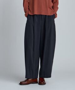 希少✨美品 ハウスオブロータス ゴタパティ ギャザーパンツ インド綿 ネイビー HOUSE OF LOTUS / ハウス オブ ロータス （レディース） パンツ