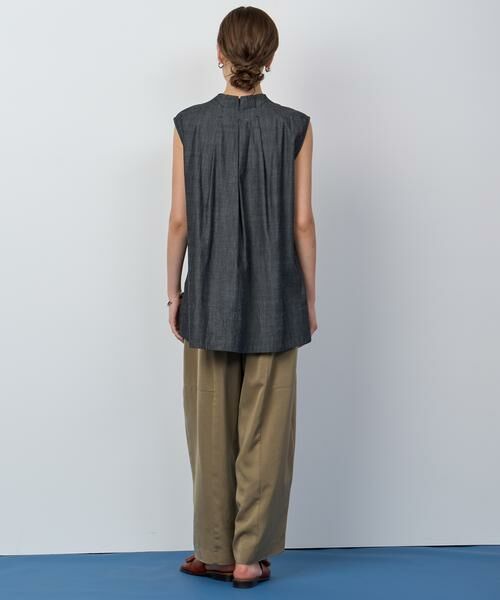 HOUSE OF LOTUS / ハウス オブ ロータス スラックス・ドレスパンツ | キュプラサテンフォルムパンツ | 詳細8