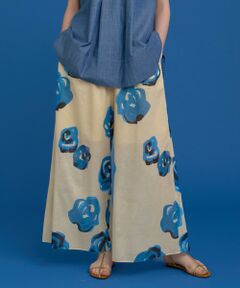 HOUSE OF LOTUS / ハウス オブ ロータス その他パンツ | ブルーフラワーワイドパンツ
