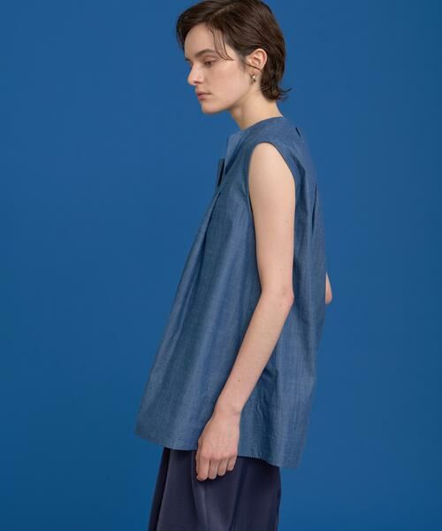 HOUSE OF LOTUS / ハウス オブ ロータス シャツ・ブラウス | シャンブレーデニムラッフルブラウス | 詳細2