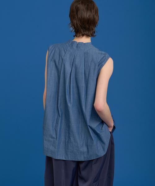 HOUSE OF LOTUS / ハウス オブ ロータス シャツ・ブラウス | シャンブレーデニムラッフルブラウス | 詳細3