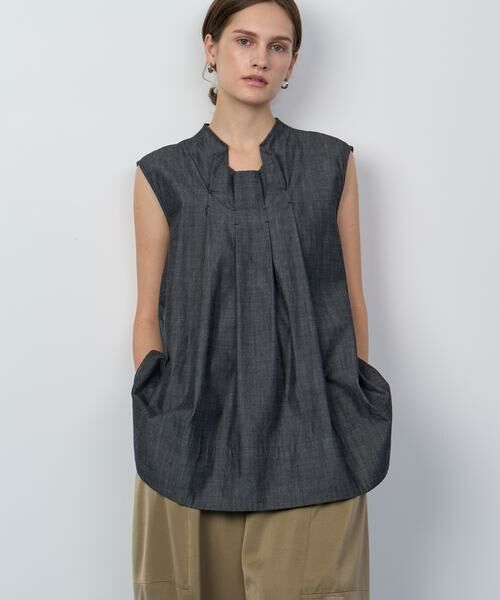 HOUSE OF LOTUS / ハウス オブ ロータス シャツ・ブラウス | シャンブレーデニムラッフルブラウス | 詳細6